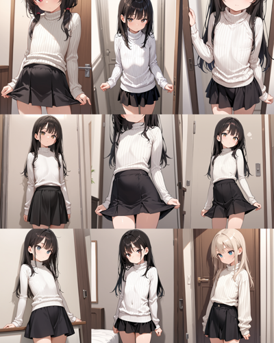 WAI-NSFW-Ilustrious v14.0 - 胸の大きさを表現するプロンプト、画像生成結果:画像2