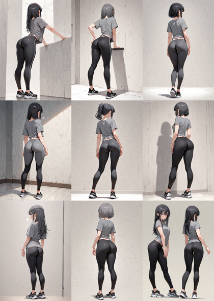 Nova Anime XL v12.5 - お尻の大きさを表現するプロンプト、画像生成結果:画像5