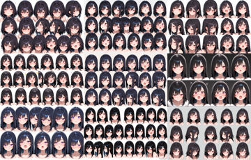 JANKU v5 - キャラクターの表情集を生成するプロンプト:画像10