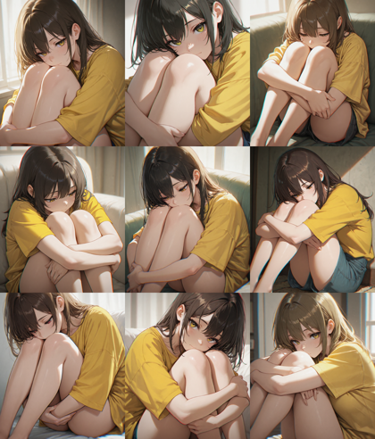 Prefect illustrious XL v6.0 - 色収差 (画像の赤や青カラーがずれて表示されている) 効果を表現するプロンプト、画像生成結果:画像4