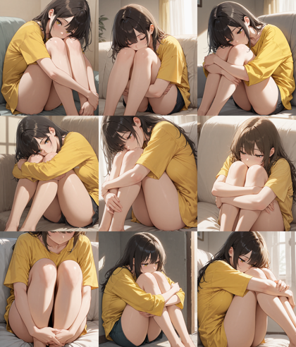 Prefect illustrious XL v6.0 - 色収差 (画像の赤や青カラーがずれて表示されている) 効果を表現するプロンプト、画像生成結果:画像8