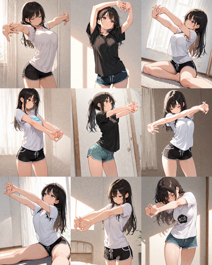 Nova Anime XL v11.0 - 両手を組むポーズを表現するプロンプト、画像生成結果:画像5