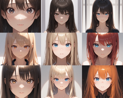Nova Anime XL v6.0 - 顔のアップ画像を生成するプロンプトと画像生成結果:画像3