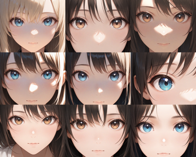 Nova Anime XL v6.0 - 顔のアップ画像を生成するプロンプトと画像生成結果:画像8