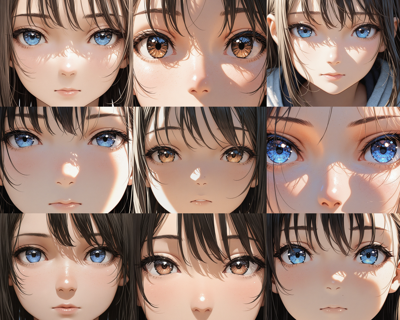 Plant Milk Model Suite hempii - 顔のアップ画像を生成するプロンプトと画像生成結果:画像10