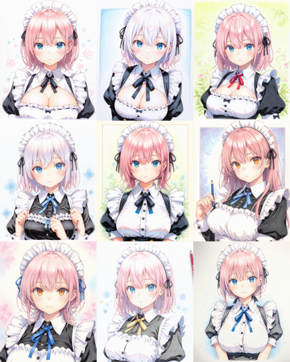 Mergestein - Animu Edition Animu Plus - 色鉛筆画の仕上げを表現するプロンプト、画像生成結果:画像8