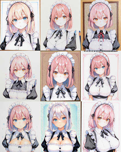 Nova Anime XL v13.0 - 色鉛筆画の仕上げを表現するプロンプト、画像生成結果:画像2