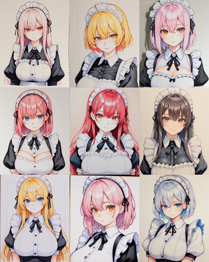 Prefect illustrious XL v5.0 - 色鉛筆画の仕上げを表現するプロンプト、画像生成結果:画像3