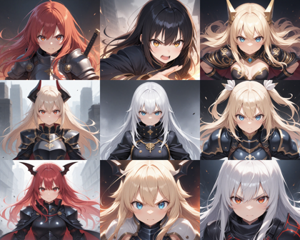Nova Anime v8.0 - 強気の表情のプロンプト:画像3