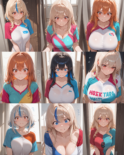 Prefect illustrious XL v4.0 - 困っている表情を表現するプロンプト、画像生成結果:画像3