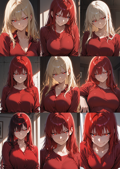 Akium Lumen ILL - base v3 - 軽蔑の表情を表現するプロンプト、画像生成結果:画像5