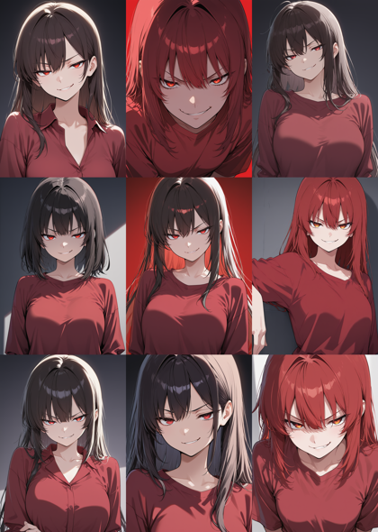 Raehoshi illust XL v9.0 - 軽蔑の表情を表現するプロンプト、画像生成結果:画像4