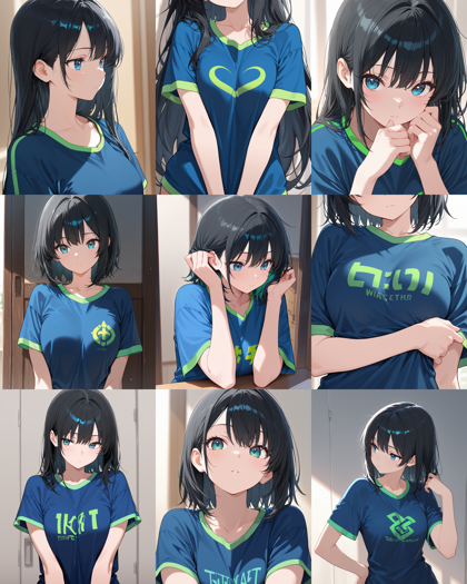 WAI-NSFW-Illustrious v15.0 - 衣類の縁の部分の色違いを表現するプロンプト、画像生成結果:画像2
