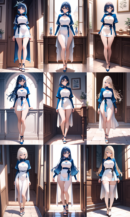 JANKU v5 - 着丈の短い上着を表現するプロンプト、画像生成結果:画像10