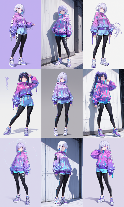 AlcAI - AnimeHaven awakening - v30 - 近未来的なデザインのコスチュームを生成するプロンプト、画像生成結果:画像11