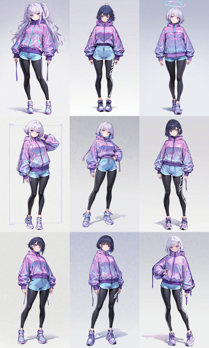 Nova Anime XL v12.0 - 近未来的なデザインのコスチュームを生成するプロンプト、画像生成結果:画像8