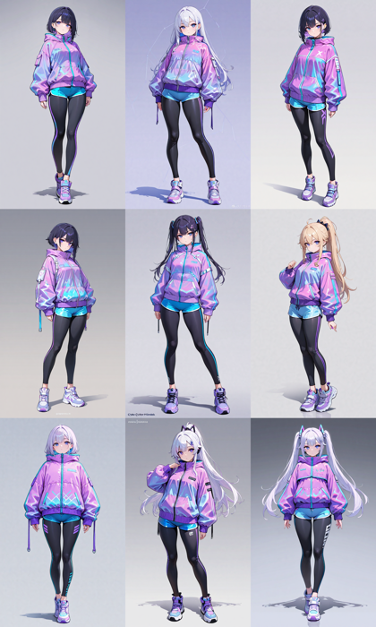 Prefect illustrious XL v3 - 近未来的なデザインのコスチュームを生成するプロンプト、画像生成結果:画像9