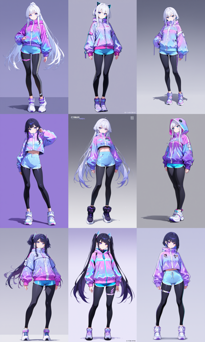WAI-NSFW-illustrious-SDXL v15.0 - 近未来的なデザインのコスチュームを生成するプロンプト、画像生成結果:画像7