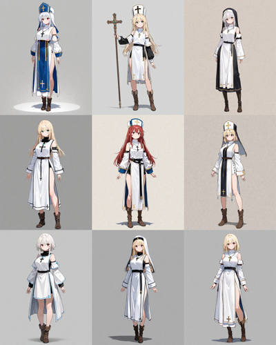 Nova Anime XL v7.0 - 袖(腕)の部分のみの衣装を生成するプロンプト:画像2