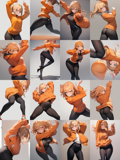 Prompt1 - Animagine XL v3.1 のQuality Modifiers, Aesthetic Tags の違いによる出力の違いの比較:画像19