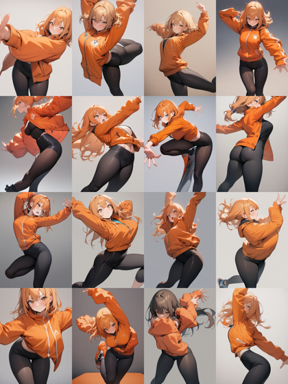Prompt2 - Animagine XL v3.1 のQuality Modifiers, Aesthetic Tags の違いによる出力の違いの比較:画像22
