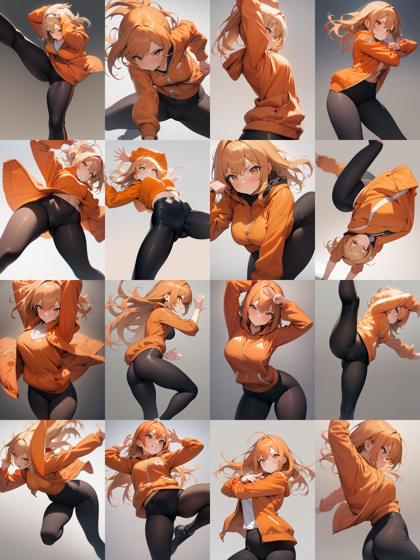 Prompt1 - Animagine XL v3.1 のQuality Modifiers, Aesthetic Tags の違いによる出力の違いの比較:画像17