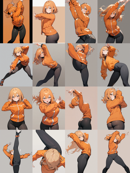 Prompt2 - Animagine XL v3.1 のQuality Modifiers, Aesthetic Tags の違いによる出力の違いの比較:画像24