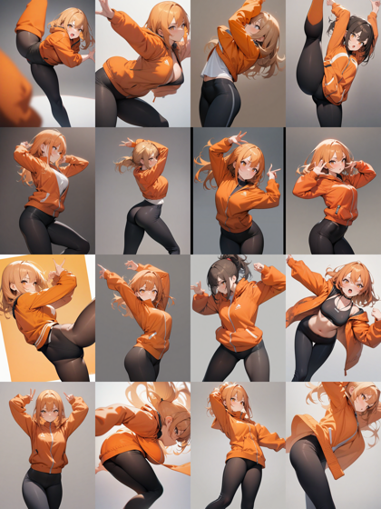Prompt1 - Animagine XL v3.1 のQuality Modifiers, Aesthetic Tags の違いによる出力の違いの比較:画像28