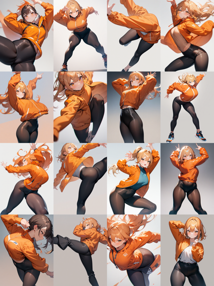 Prompt2 - Animagine XL v3.1 のQuality Modifiers, Aesthetic Tags の違いによる出力の違いの比較:画像29
