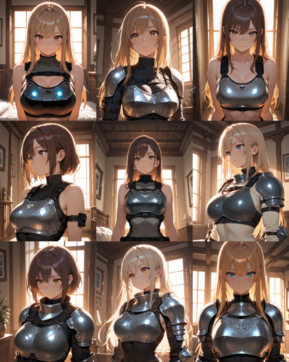 Prefect Illustrious v3 - 逆光、横からの光、下からの光など光源を表現するプロンプト、画像生成結果:画像3