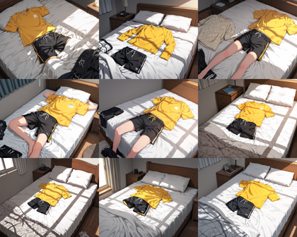 HakushiMix v1.41 - 脱ぎ捨てられた衣類のプロンプト:画像6