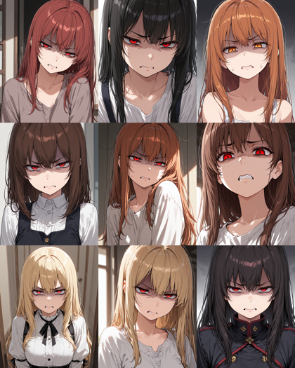 AlcAI - AnimeHaven Awakening - v30 - 嫌悪の表情を表現するプロンプト、画像生成結果:画像6