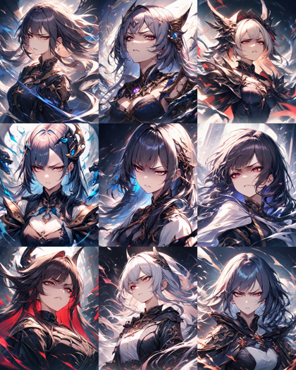 Animagine XL 4.0 opt - 嫌悪の表情を表現するプロンプト、画像生成結果:画像3