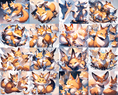 Animagine XL v4.0 opt - キャラクターと合わせて拡大した顔を描画するプロンプト:画像6