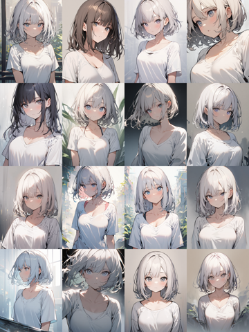 キャラクターの衣装の胸元、首周りの服のデザインを変更するプロンプト:画像2