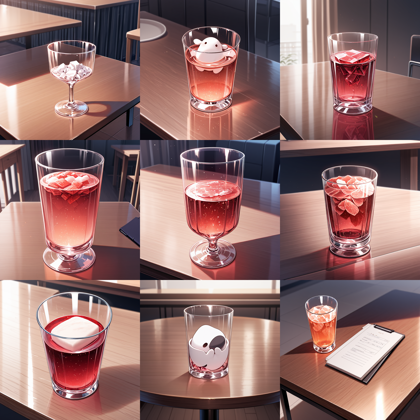 JANKU v5 - ガラスのコップを表現するプロンプト、画像生成結果:画像5