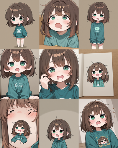 Unholy Desire Mix - Sinister v7.0 - 口から涎が出ている、涎表現で口が欠けている表情を表現するプロンプト、画像生成結果:画像7