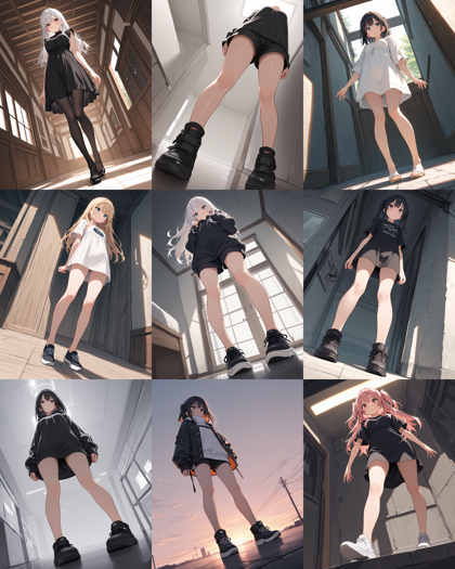 WAI-NSFW-Illustrious v14.0 - 視点を傾けた画像、ダッチアングル、チルトショットの画像を生成するプロンプト:画像2