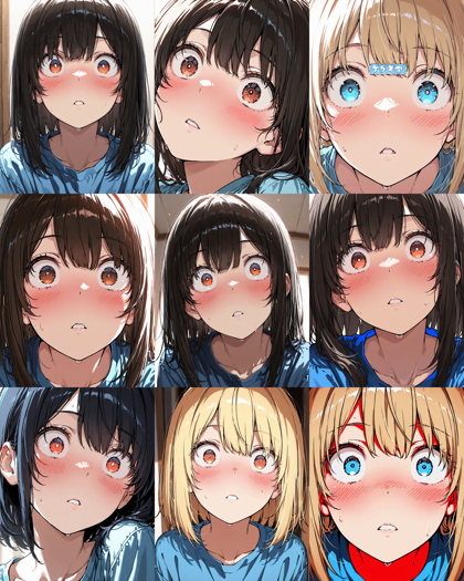 HakushiMix v1.3 - 恍惚の表情のプロンプトと画像生成結果:画像10