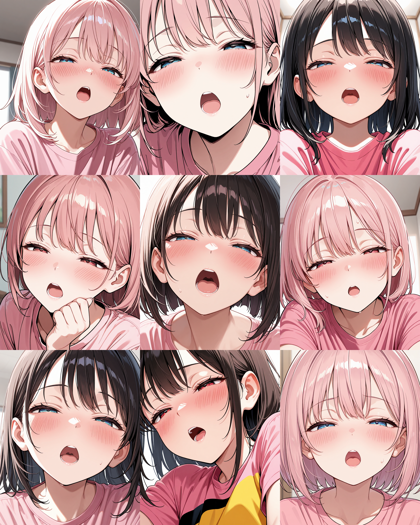 Nova Anime XL v9.0 - 恍惚の表情のプロンプトと画像生成結果:画像3