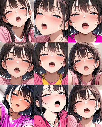 Stein Illustrisous v13 - 恍惚の表情のプロンプトと画像生成結果:画像6
