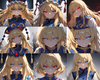 ZUKI Anime Ill v5.0 - 悪い笑顔、邪悪な笑みの表情を出力するプロンプト:画像5