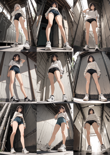 AlcAI - AnimeHaven Awakening - v30 - 床、足先の高さの目線で全身を表現するプロンプト、画像生成結果:画像6