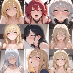 WAI-NSFW-IllustriousL v11.0 - 白目をむく表情のプロンプト・画像生成結果:画像3