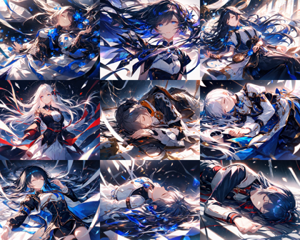 Animagine XL v4.0 opt - 失神、痙攣しているキャラクターのプロンプト、画像生成結果:画像1