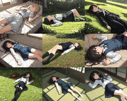 HakushiMix v1.41 - 失神、痙攣しているキャラクターのプロンプト、画像生成結果:画像4