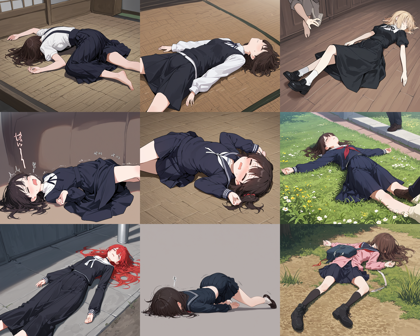Ikastrious v14.1 - 失神、痙攣しているキャラクターのプロンプト、画像生成結果:画像5