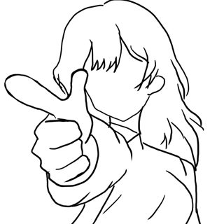 指鉄砲のポーズのプロンプト:画像4