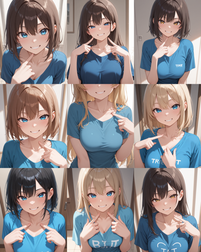 Prefect Illustrious v3 - 指でなぞる、指で触れる、指で押し込むポーズを表現するプロンプト、画像生成結果:画像4