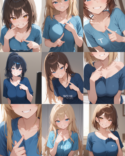 WAI-NSFW-Illustrious v15.0 - 指でなぞる、指で触れる、指で押し込むポーズを表現するプロンプト、画像生成結果:画像1